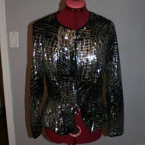 Ladies Frank Lyman Design Sequin Dress Jacket - 8